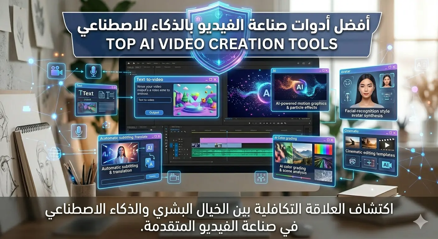 أفضل أدوات صناعة الفيديو بالذكاء الاصطناعي